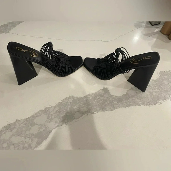 Sam Edelman‎ BLACK Laurette Women's Strappy Open Toe Heels Women’s Size 6 NEW - Picture 6 of 9